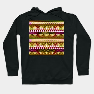 Gold Tribal Pattern Hoodie